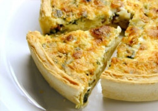 Quiche au saumon frais Quiche au saumon frais