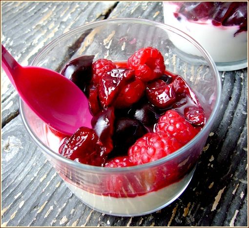 Verrine de fruits rouges Verrine de fruits rouges