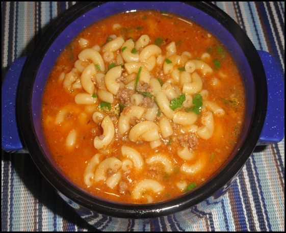 Soupe de pates à la tomate Soupe de pates à la tomate
