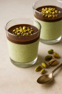 Panna cotta à la pistache