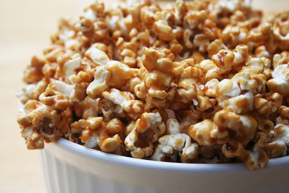 Popcorn au caramel Popcorn au caramel