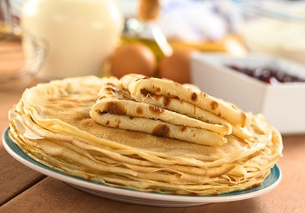 Crêpes italiennes à la fleur d'oranger Crêpes italiennes à la fleur d'oranger