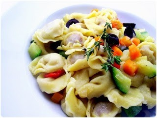 tortellini-legumes Tortellini aux légumes