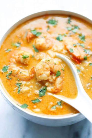 soupe au crevette
