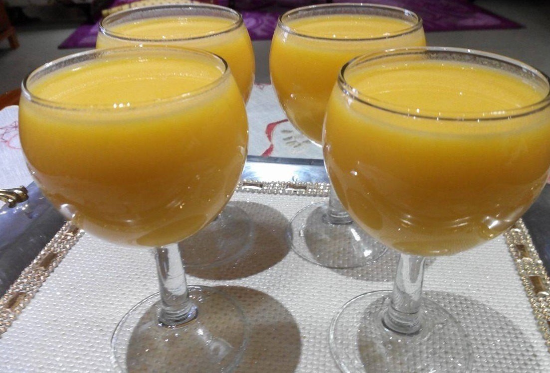 Jus de carottes au yaourt Jus de carottes au yaourt