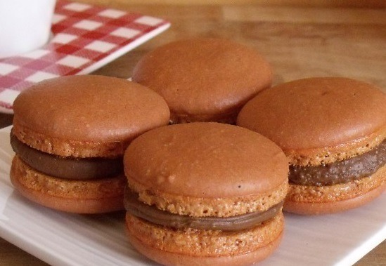 Macarons praliné Macarons praliné