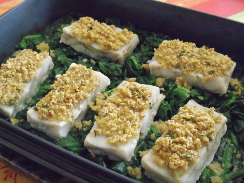 Gratin de colin et épinards à la crème Gratin de colin et épinards à la crème