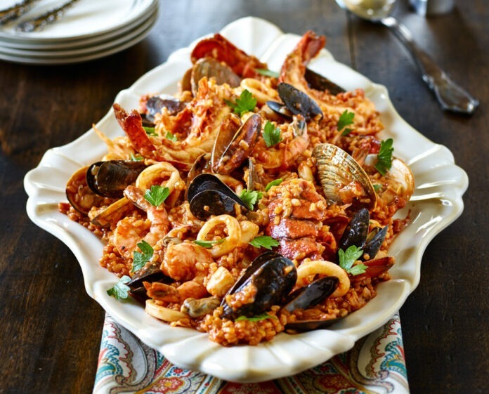 Riz aux fruits de mer Riz aux fruits de mer