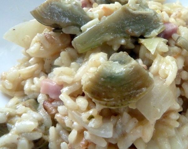 Risotto aux artichauts Risotto aux artichauts