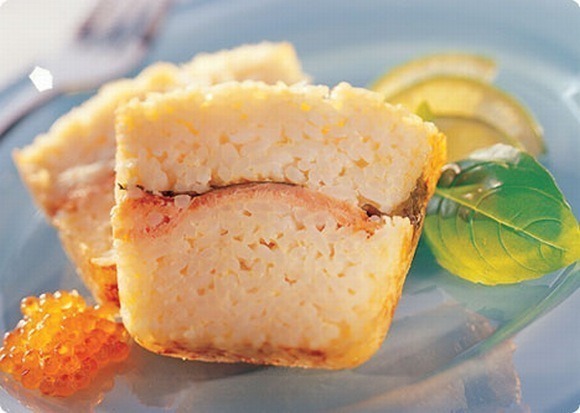 Terrine de saumon au basilic