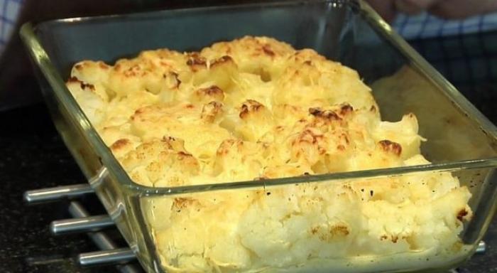 Chou fleur à la béchamel Chou fleur à la béchamel