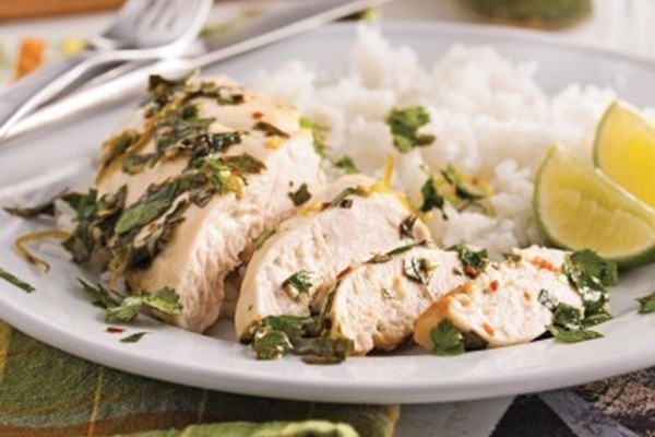Poulet lime et coriandre Poulet lime et coriandre