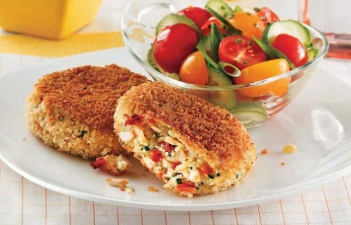 Croquettes de poulet aux tomates séchées Croquettes de poulet aux tomates séchées