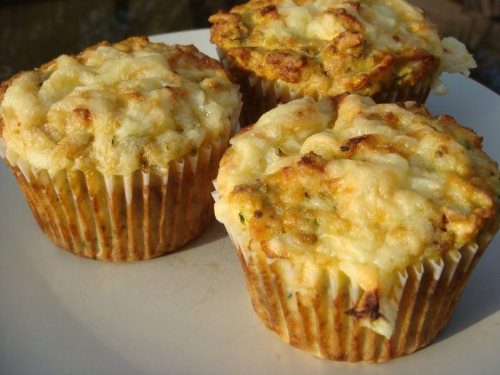 Moelleux au chèvre et à la courgette Moelleux au chèvre et à la courgette