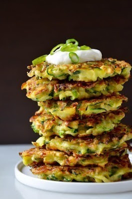Galettes de courgettes râpées Galettes de courgettes râpées