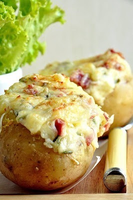 Pommes de terre au four gratinées au comté Pommes de terre au four gratinées au comté