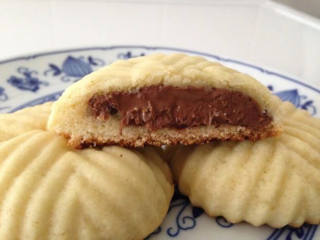 Sablés fourrés au chocolat Sablés fourrés au chocolat