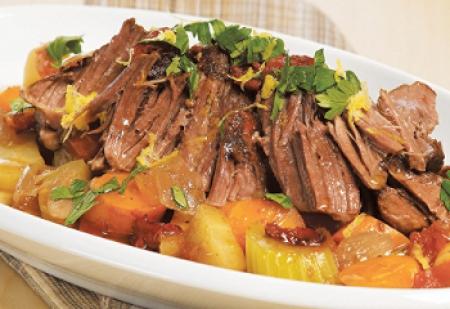 Boeuf braisé aux tomates Boeuf braisé aux tomates