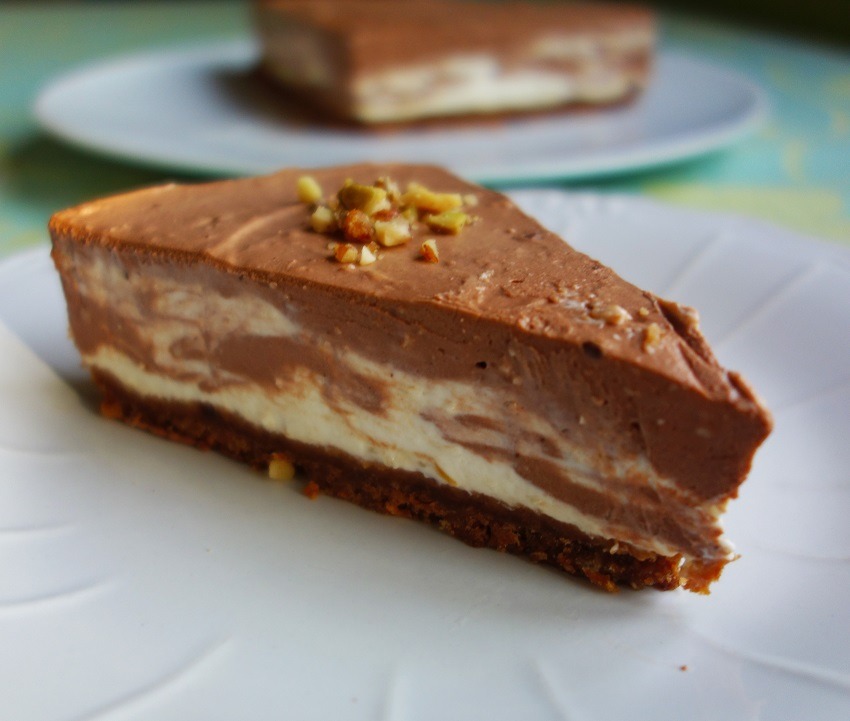 Gâteau marbré glacé Gâteau marbré glacé