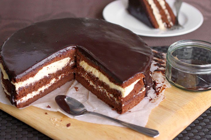 Gâteau trois chocolats Gâteau trois chocolats