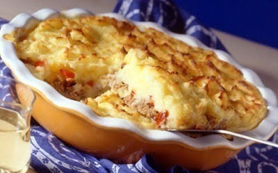 Parmentier de courgettes au thon