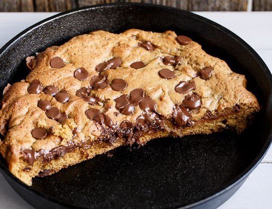 Cookie géant aux pépites de chocolat