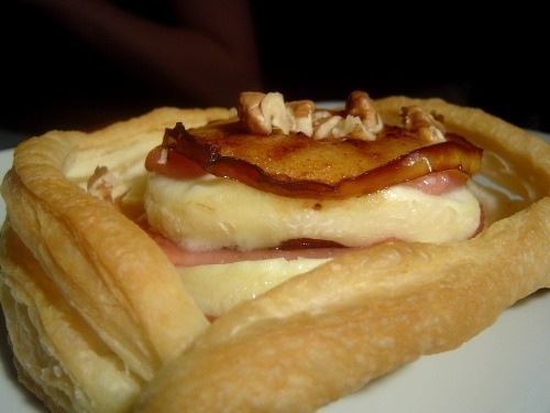 Croustade de chèvre aux pommes