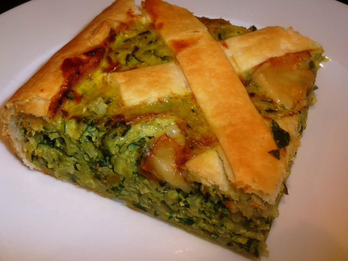 Croustade aux courgettes