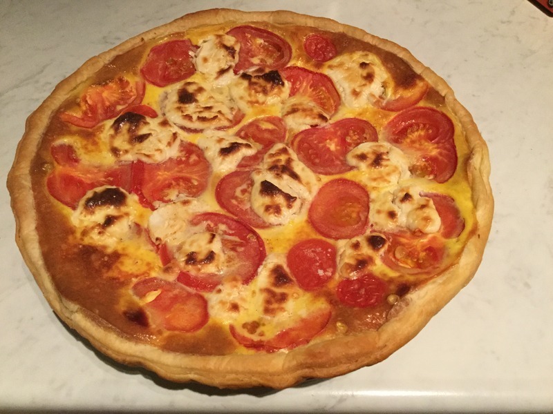 Tarte tomate chèvre