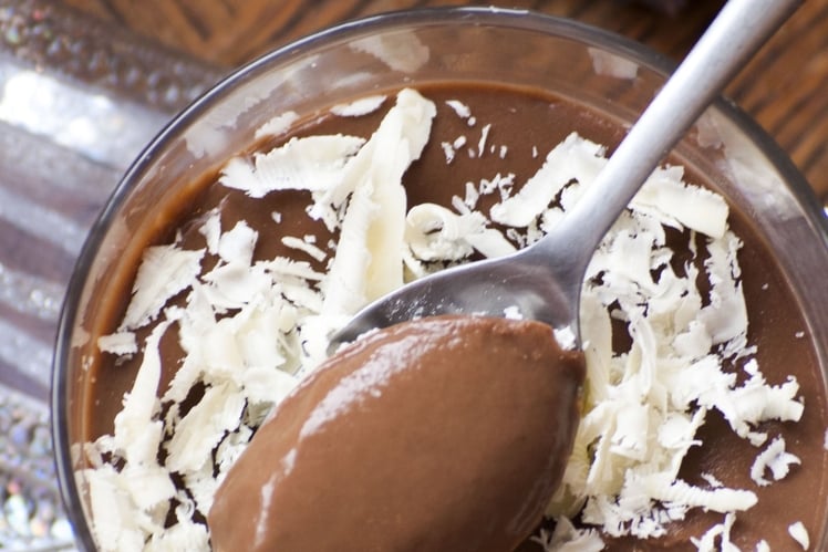 Flan au chocolat Italien