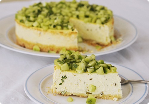 Cheesecake salé