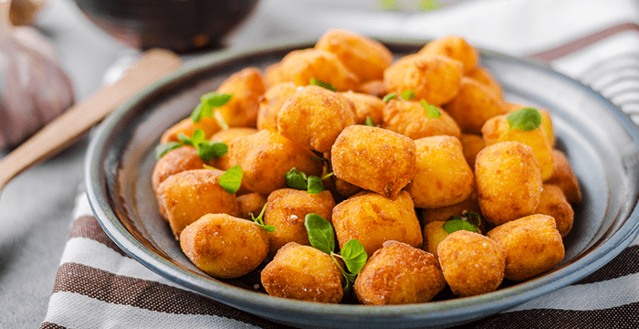 Croquette de poisson et pomme de terre