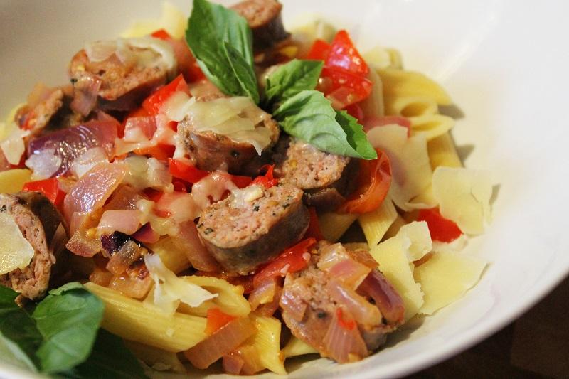 PENNE À LA SAUCISSE
