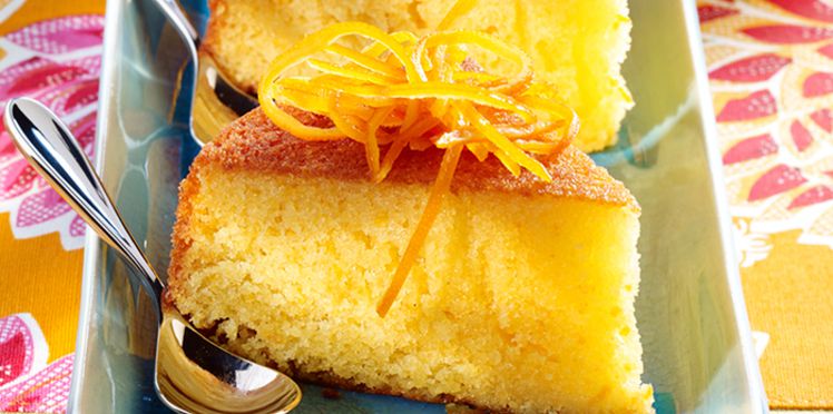 Gâteau fondant à la mandarine