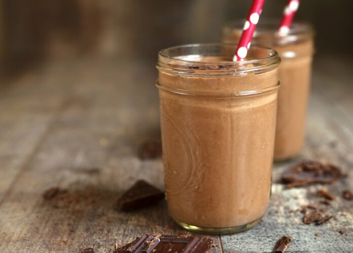 smoothie au cacao et à l'avoine