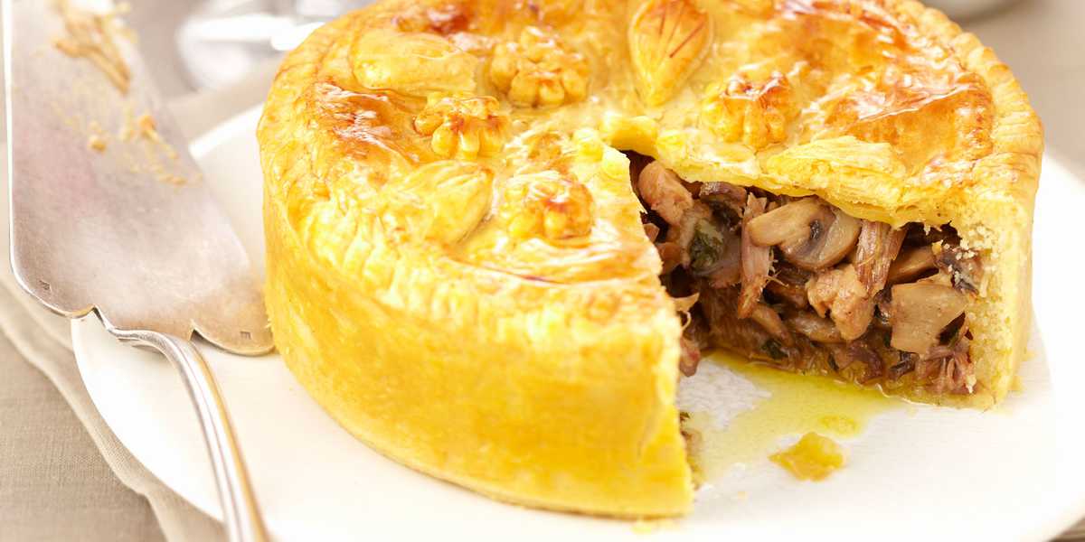 Tourte au confit de canard