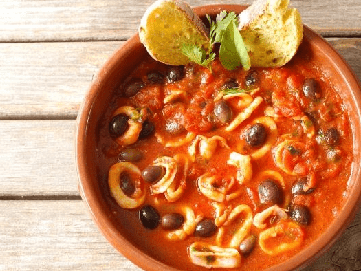 Calamari alle olive