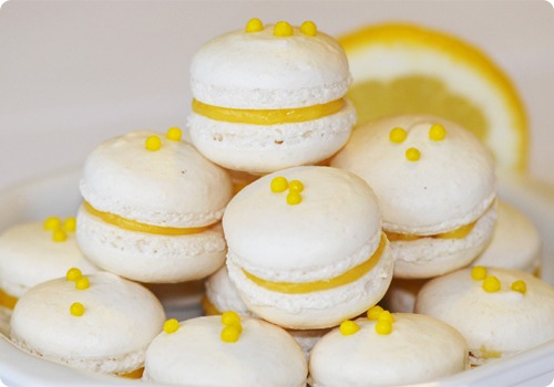 Macarons au citron