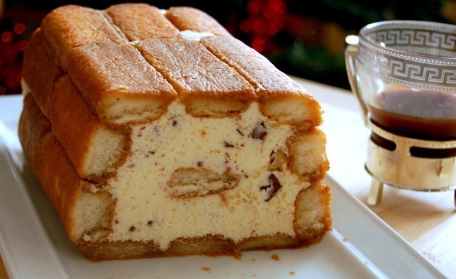 Gâteau tiramisu glacé