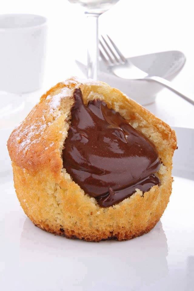Muffins coeur de Nutella
