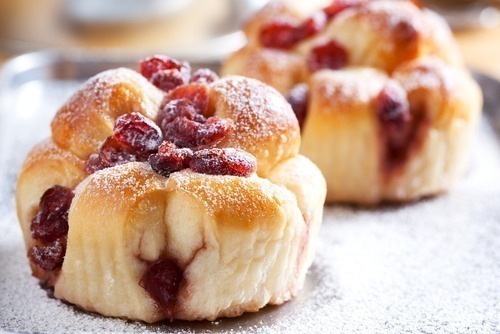 Muffins-aux-framboises
