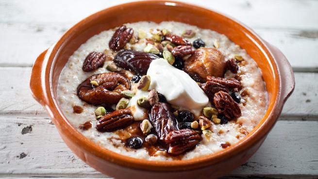 Porridge aux fruits séchés