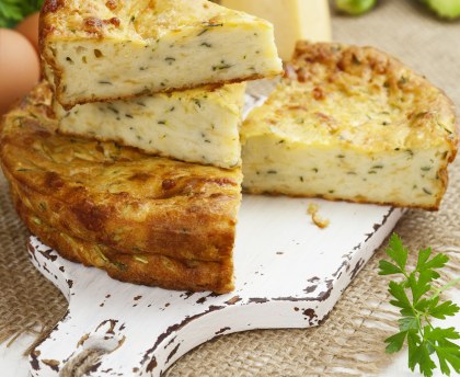 Flan de courgettes facile et rapide