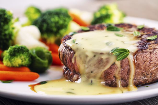 Filet de bœuf au mascarpone et à la moutarde Filet de bœuf au mascarpone et à la moutarde