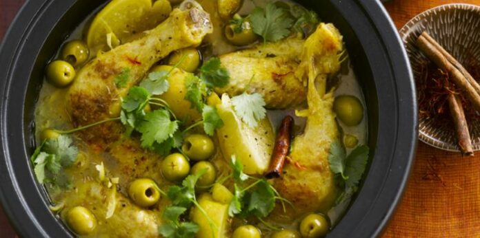 poulet-aux-olives-et-citrons-confits