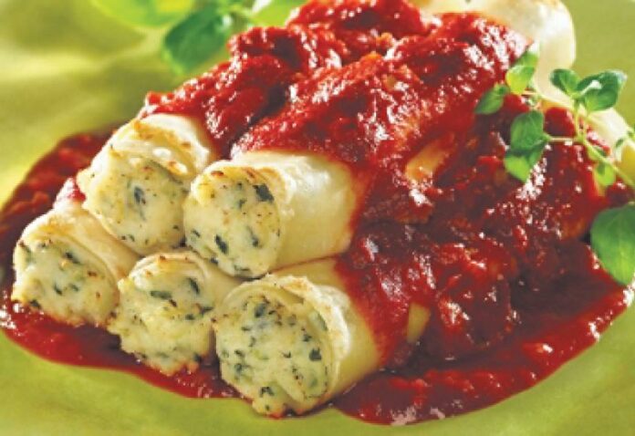 Manicottis à la saucisse italienne