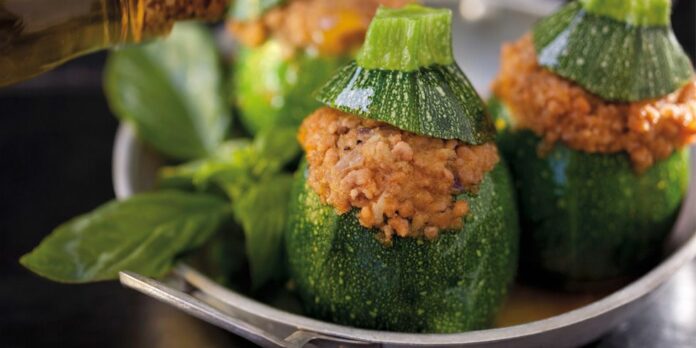 Courgettes farcies au jambon Courgettes farcies au jambon
