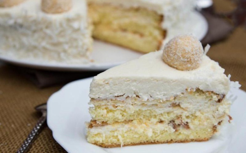 Gateau Au Raffaello Recettes Italiennes Gateau Au Raffaello Recettes Italiennes