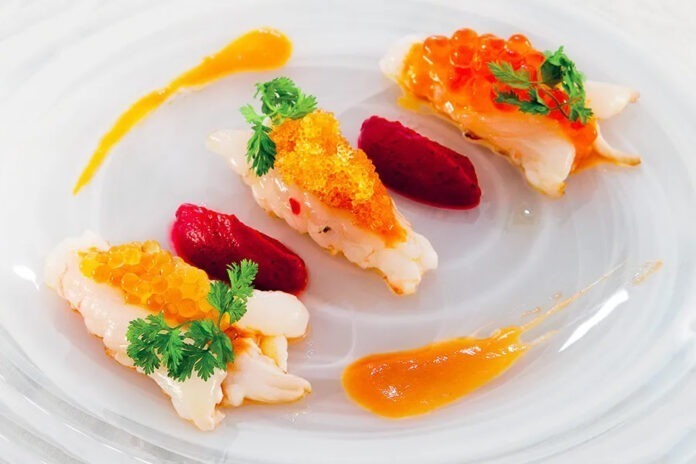 Langoustines aux trois oeufs Langoustines aux trois oeufs