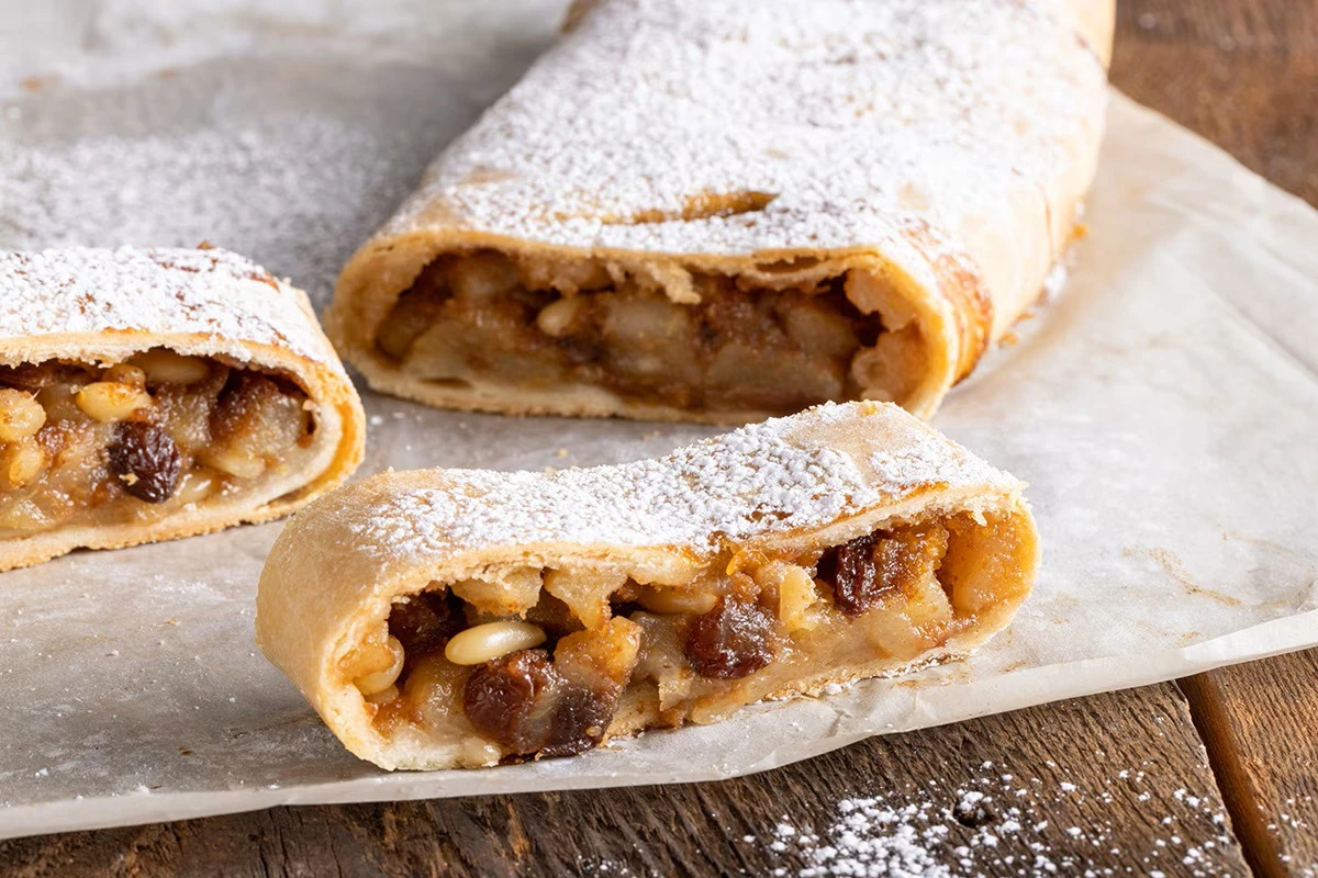 Strudel aux pommes - Recettes Italiennes